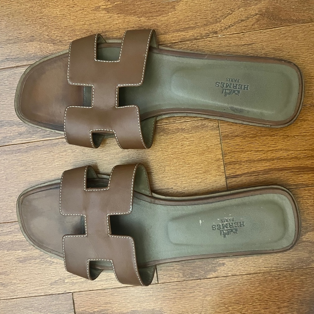 Hermes Oran sandals size 41 with box